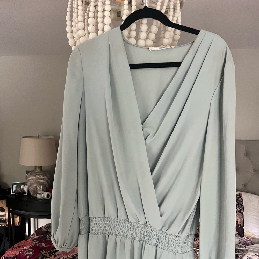 Amanda Uprichard Ciara Dress in Thyme